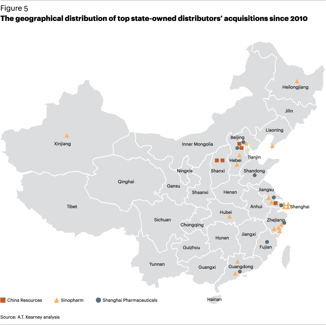 Foreign Firms Are Entering The Country - China Map (1100x1098), Png Download