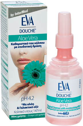 Intermed Eva Douche Aloe Vera, Vaginal Cleanser With - Intermed Eva Douche With Chamomile 147ml (800x600), Png Download