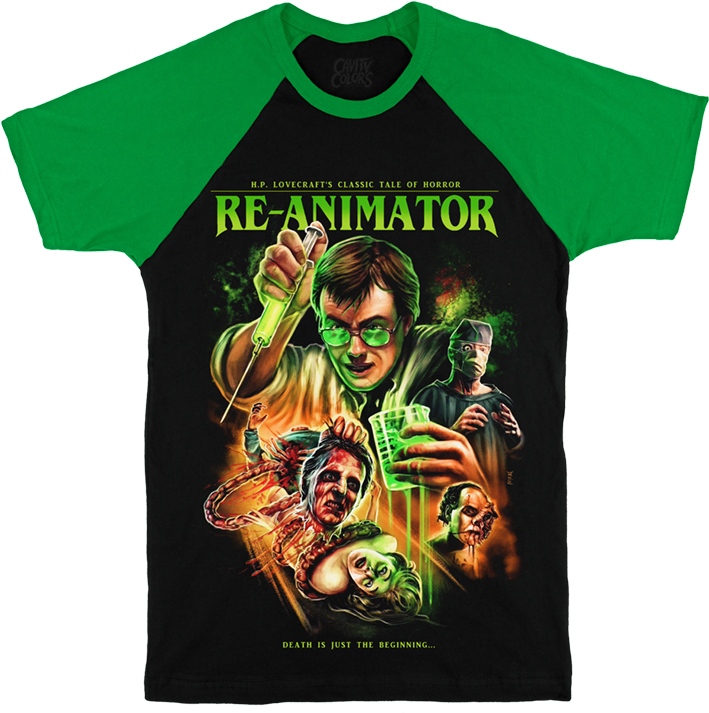 Raglan T Shirt - Reanimator Art (828x758), Png Download