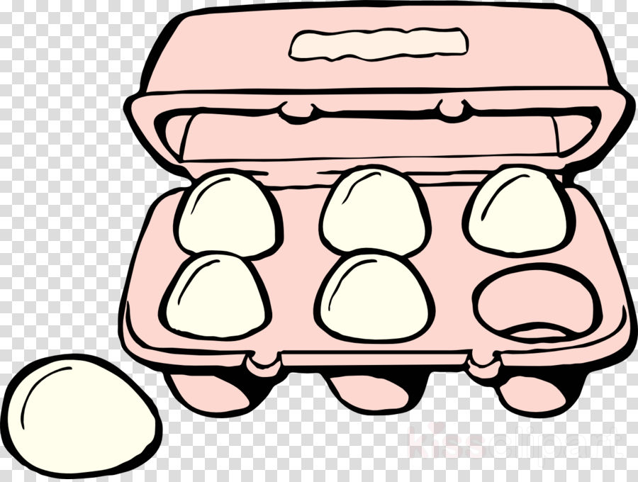 Egg Black And White Clipart Fried Egg Chicken Clip - Eggs Clipart (900x680), Png Download