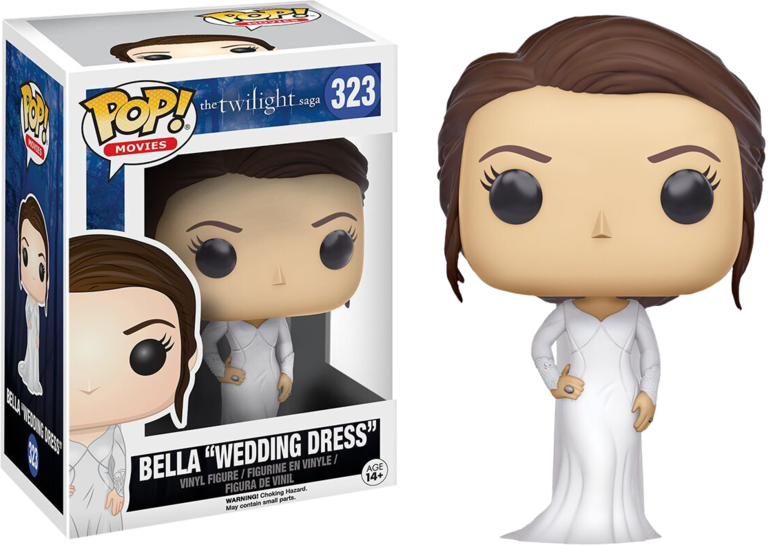 Bella Swan Wedding Dress Pop Vinyl Figure - Pop Twilight (768x545), Png Download