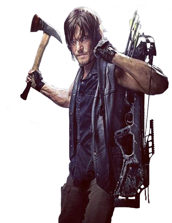 The Walking Dead Daryl Png - Daryl The Walking Dead Png (723x912), Png Download