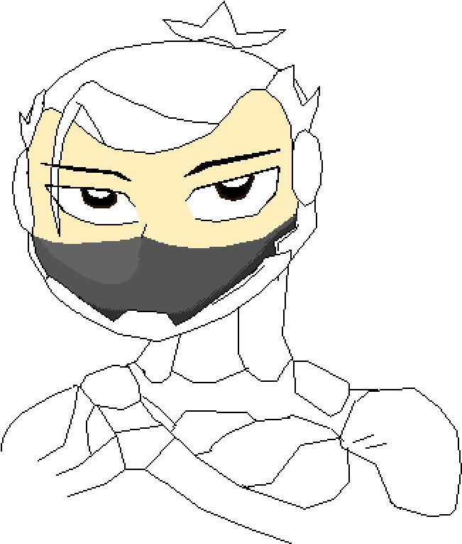 Wip Of Hanzo The Memer - Cartoon (1000x960), Png Download