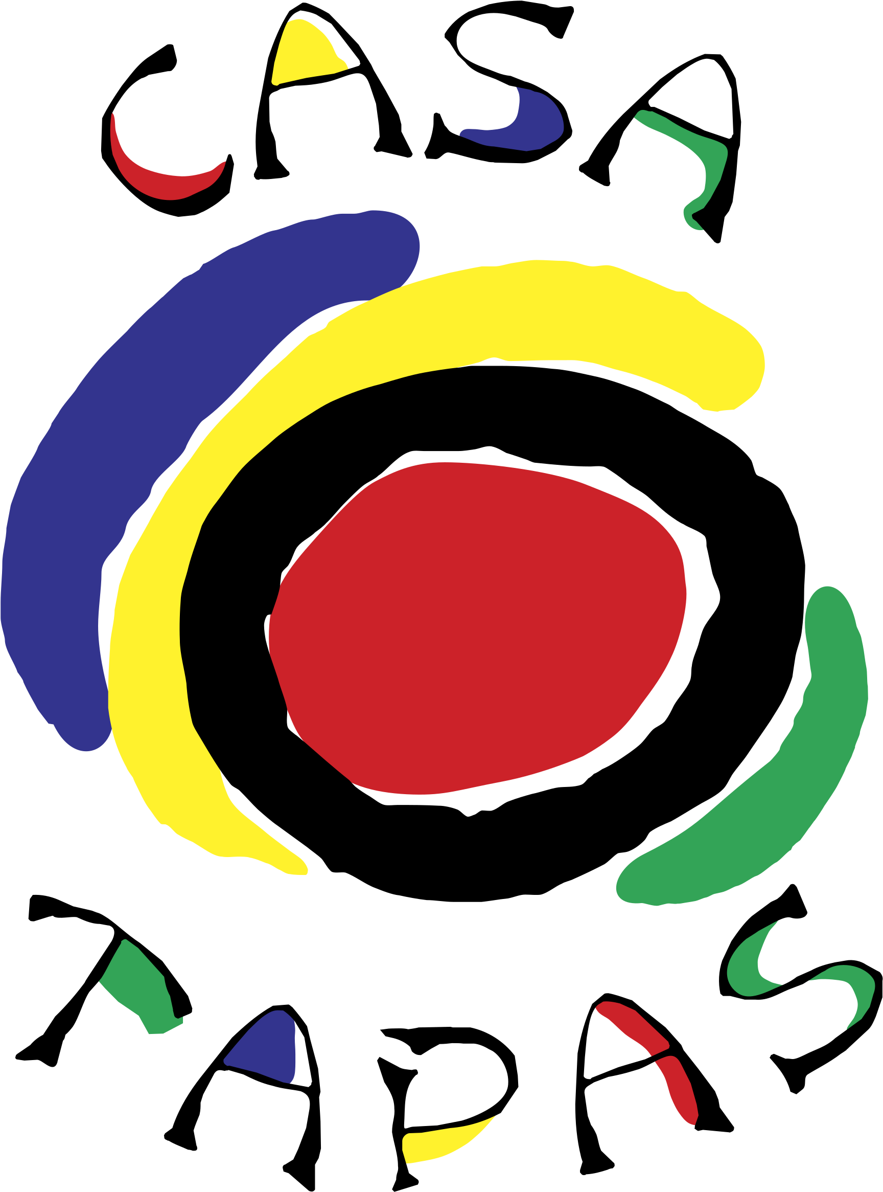 Casa Tapas Logo Png Transparent - Personalized 3 Color Triangular Highlighter (2400x2400), Png Download