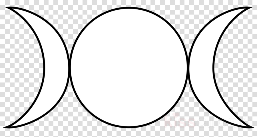 Download Wicca Religion Symbol Clipart Wicca Triple - Speech Balloons Png (900x480), Png Download