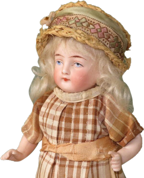 6" All Bisque Kling Doll ~ Nice Quality - Doll (736x736), Png Download