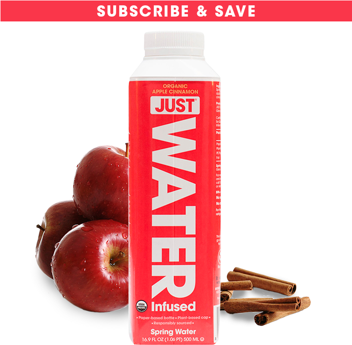 Organic Apple Cinnamon - Just Water (720x720), Png Download