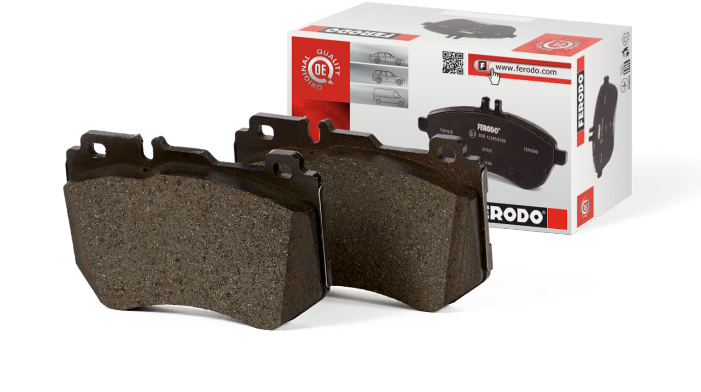 Ferodo Product Lv Pads Big - Ferodo - Brake Pad Set, Disc Brake Spare Parts Fdb4433 (700x443), Png Download