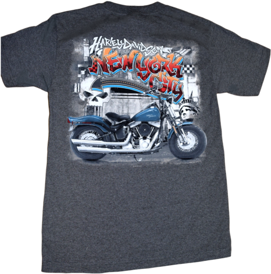 Nyc Exclusive Grey Graffiti Short Sleeve Tee (600x600), Png Download