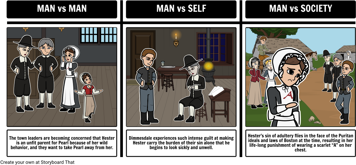 Scarlet Letter Conflict (1248x578), Png Download