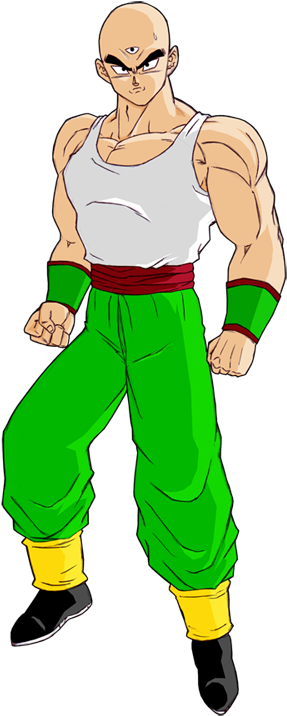 Tenshinhan - Ten Shin Han Dbz (500x742), Png Download