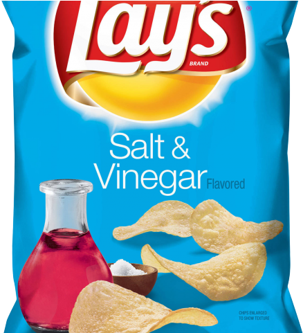 Chips Clipart Lays Chip - Lay's Stax Lay's Salt & Vinegar Flavored Potato (640x480), Png Download