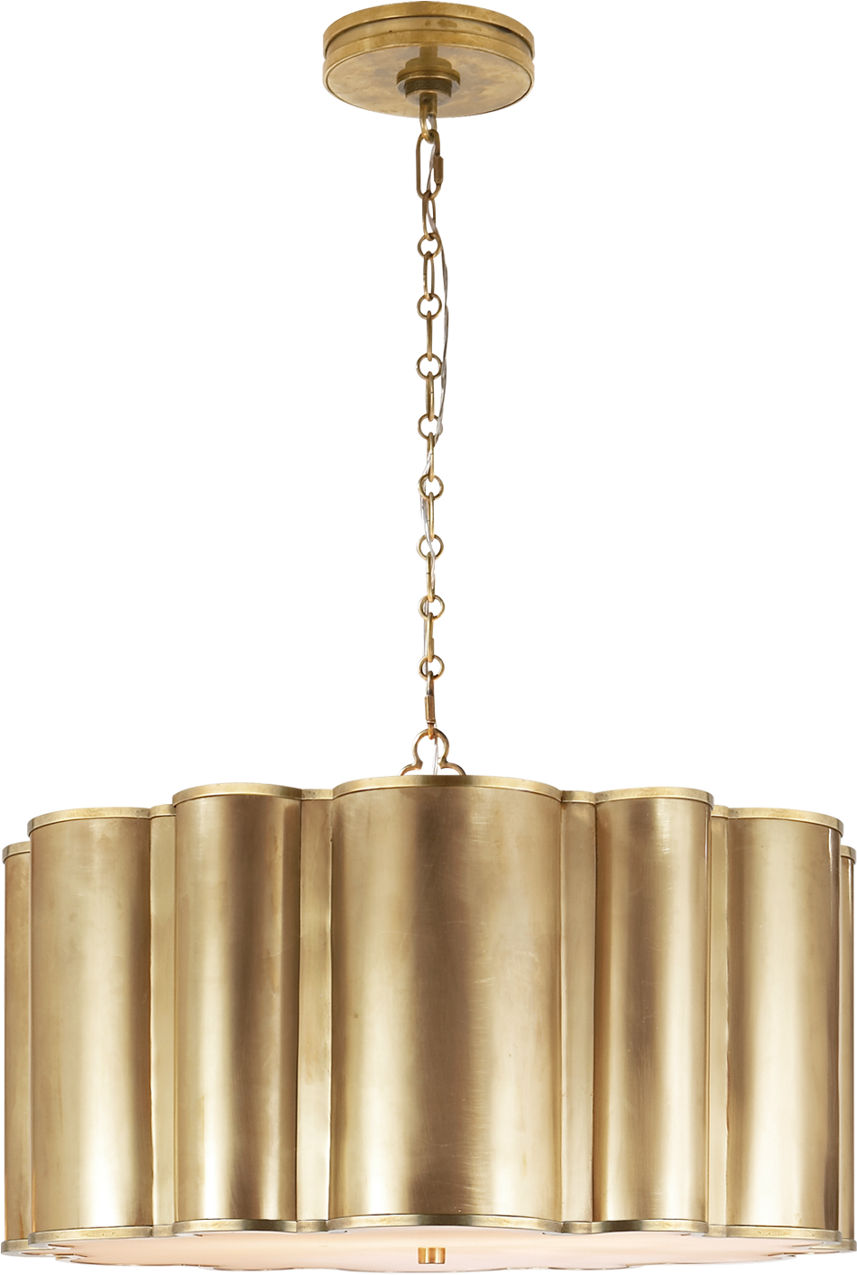 Markos Hanging Shade - Lighting New York Visual Comfort R-ah5215nb Alexa Hampton (1440x1440), Png Download