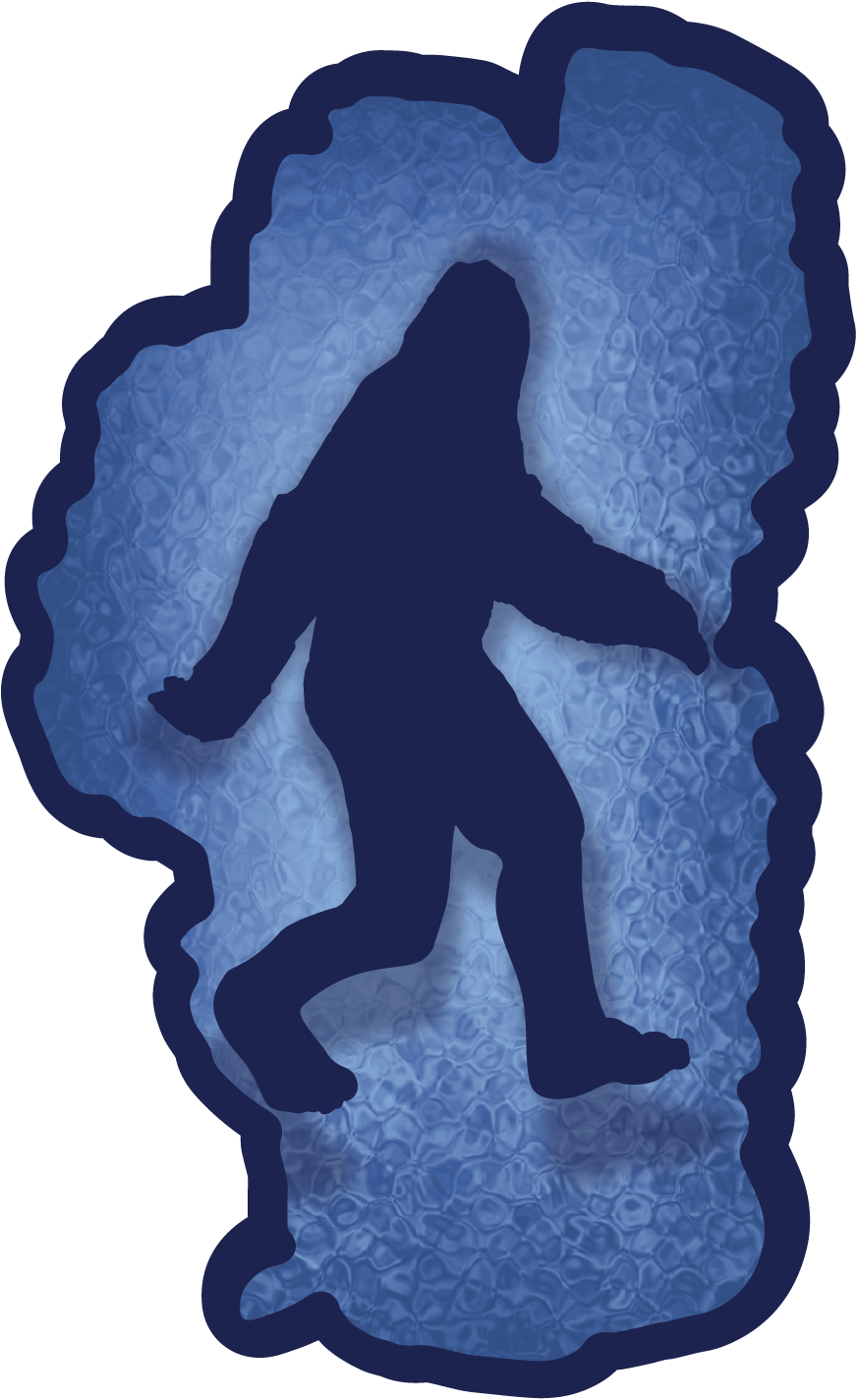 Bigfoot In Lake Tahoe Sticker - Lake Tahoe (872x1425), Png Download