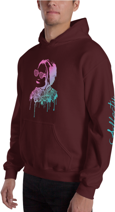 Silhouette Sweatshirt - Sweatshirt (740x740), Png Download