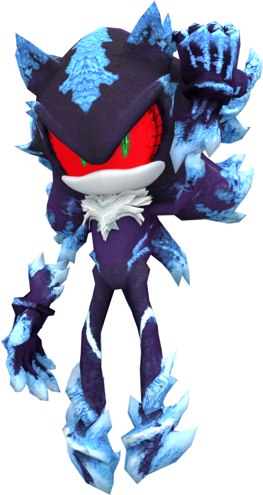 Sonic Generation Style Mephiles - Mephiles The Dark (774x1032), Png Download