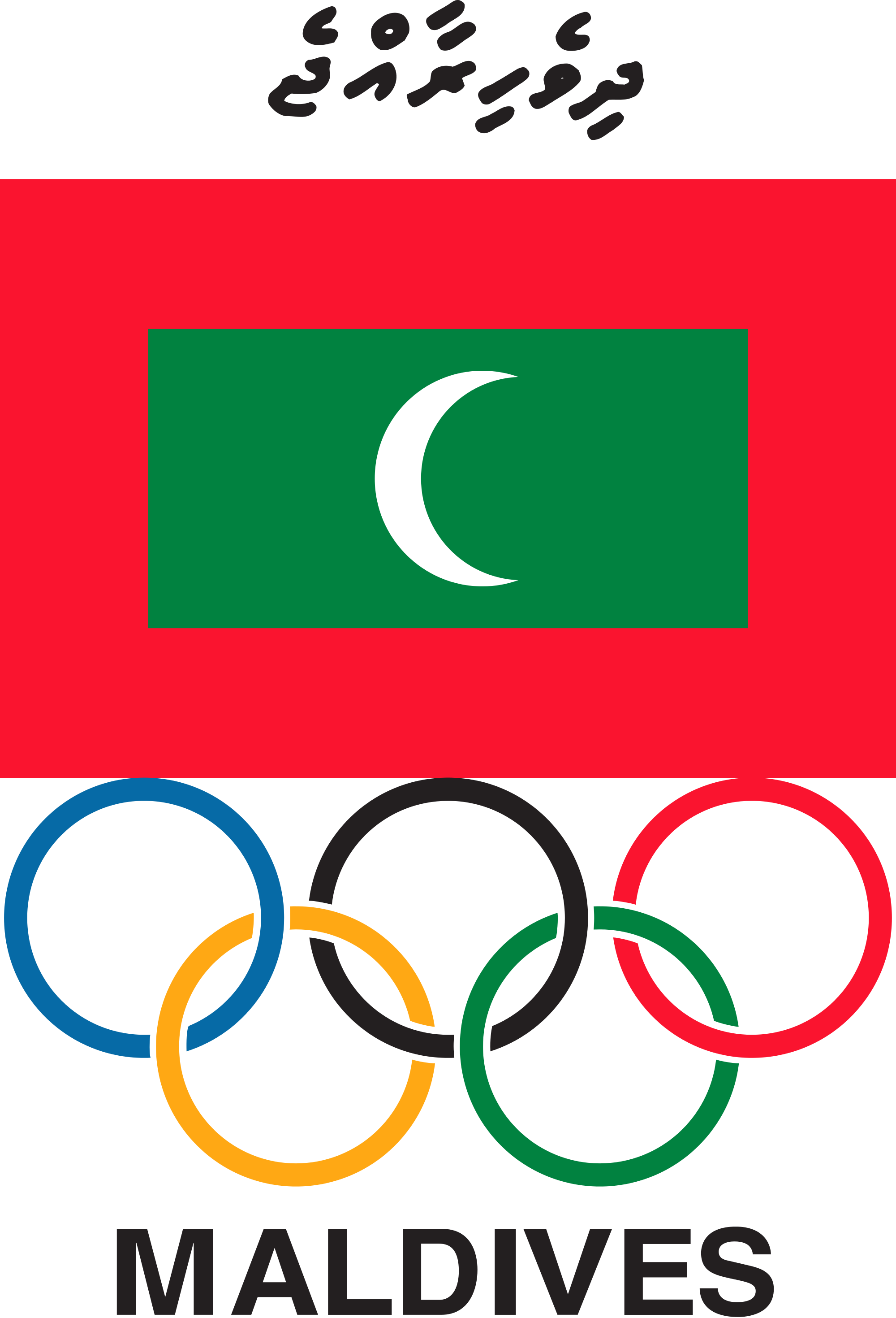 Maldives Olympic Committee Logo (2000x2940), Png Download