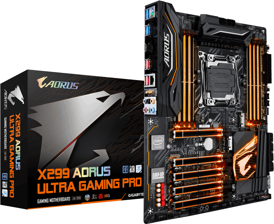 X299 Aorus Ultra Gaming Pro - X299 Aorus Gaming 9 (1000x1000), Png Download