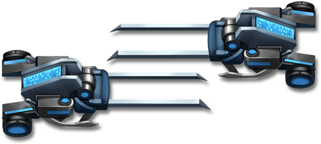 Shocker Claws - Shadow Fight 2 Composite Sword Cosplay (778x302), Png Download