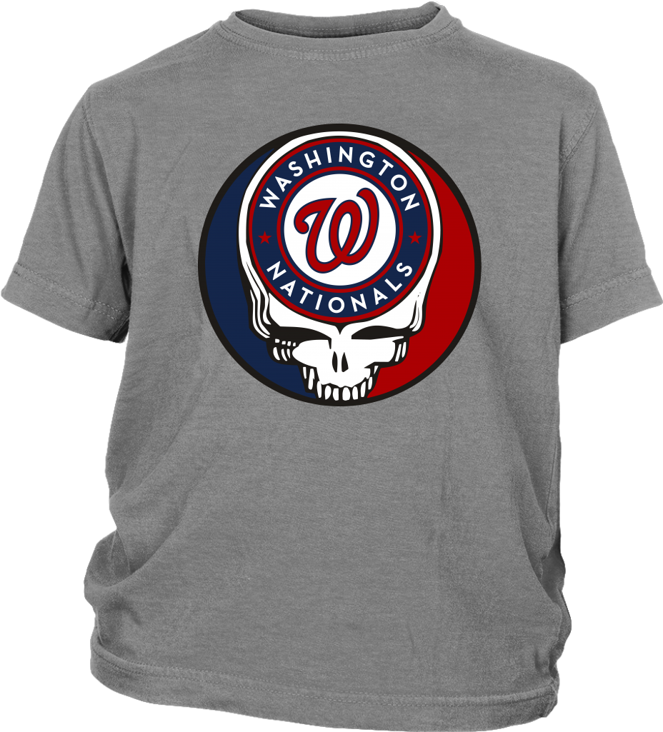 Washington Nationals Grateful Dead Steal Your Face - Asdf Movie - Wanna Go Skateboard? (1024x1024), Png Download