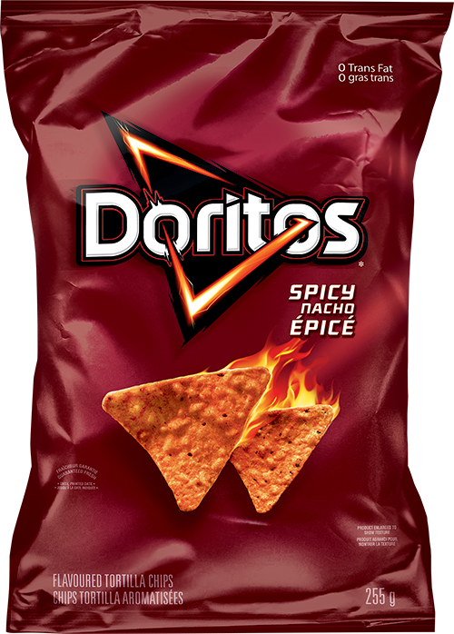 Doritos® Spicy Nacho Tortilla Chips - Doritos Spicy Nacho Tortilla Chips (500x698), Png Download