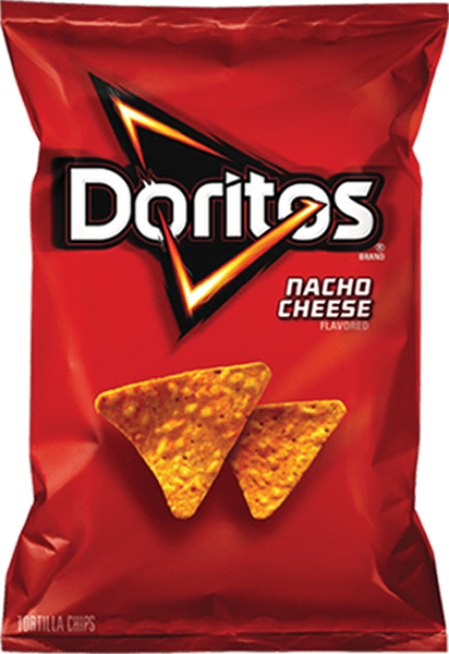 Doritos Nacho Cheese - Nacho Cheese Doritos (412x600), Png Download