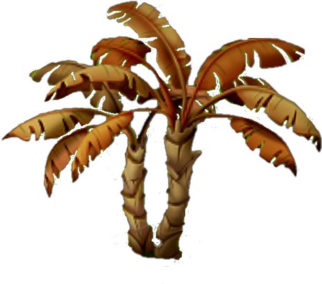 Banana Tree Stage 4 - Hay Day Tree Dead (574x475), Png Download