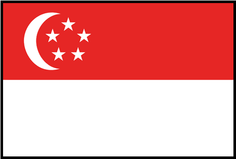 Animated Flag Of Singapore (500x500), Png Download