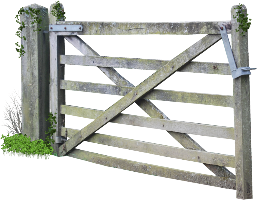 Wooden Farm Gate Png (1024x826), Png Download