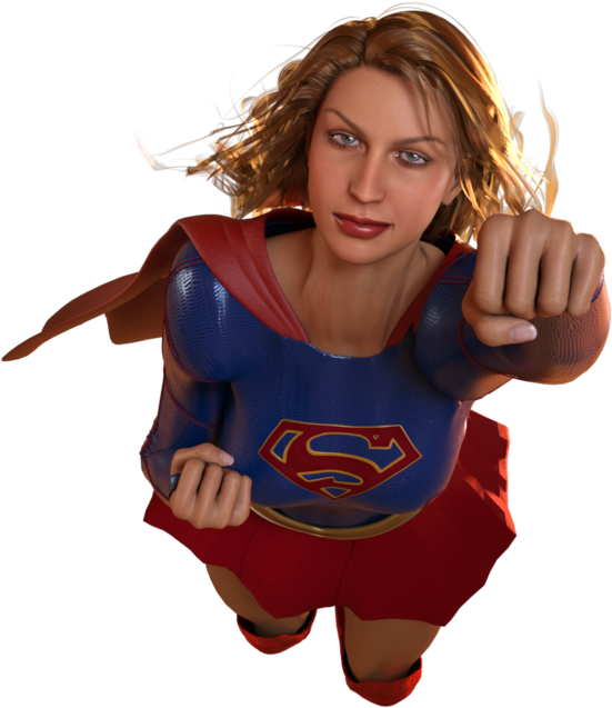 Supergirl Png - Super Girl Png Transparent (1024x768), Png Download