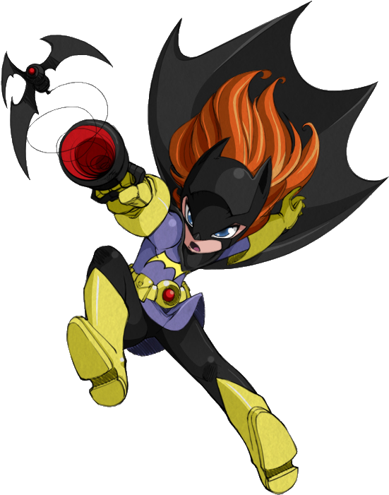 Batgirl Clipart Comic Book - Png Batgirl (616x768), Png Download