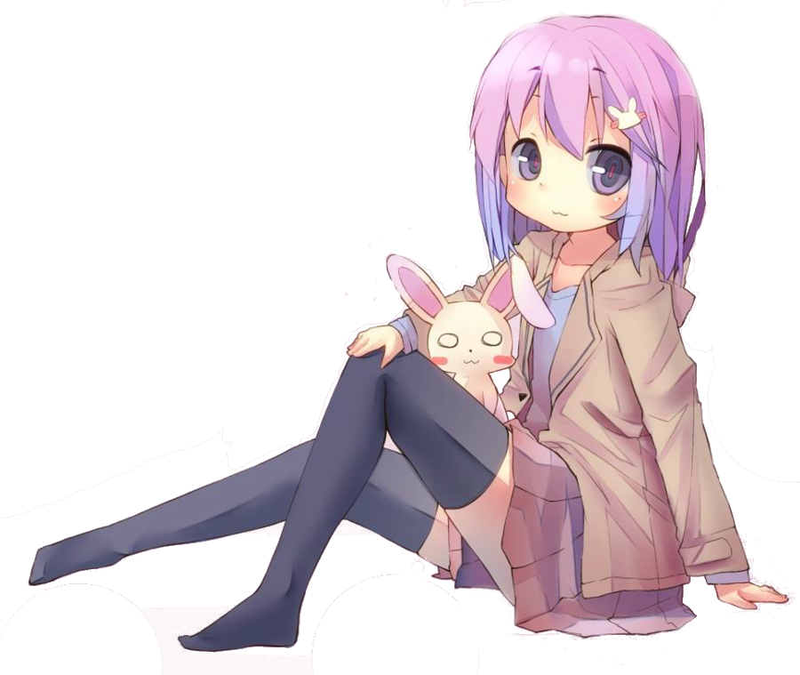 Anime Girl Transparent Background (900x759), Png Download