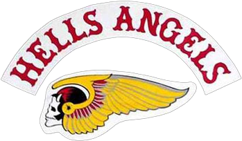 German Man's Puppy Protest Against The Hells Angels - Hells Angels Logo Germany (450x300), Png Download