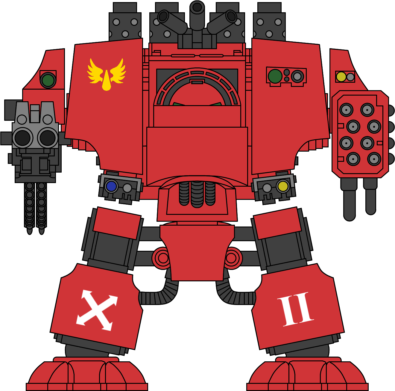 Dreadnought Ven Blood Angels - Thumbnail (1467x1336), Png Download