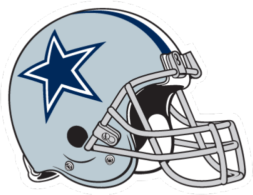 Football Team Logos Clip Art - Dallas Cowboys Helmet Clipart (400x308), Png Download