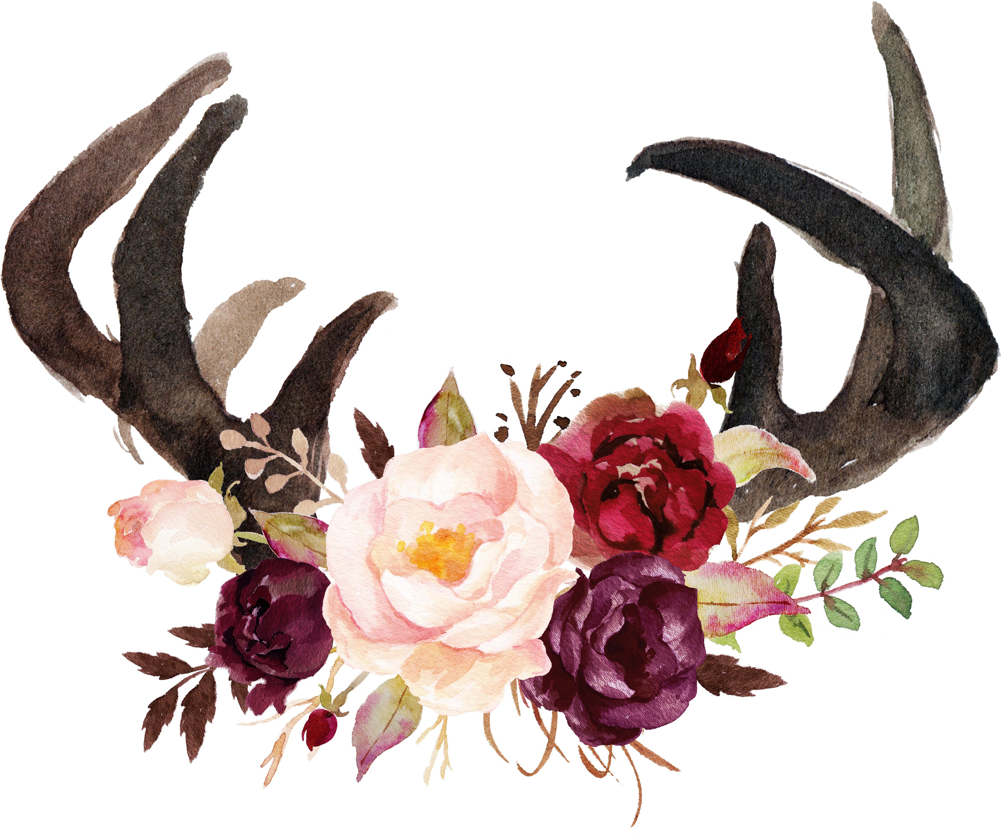 Antlers Headband Png (4439x3545), Png Download