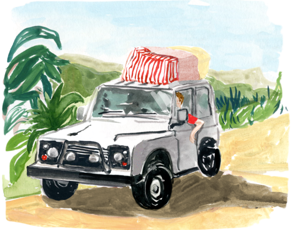 In The Field - Jeep Cj (600x474), Png Download