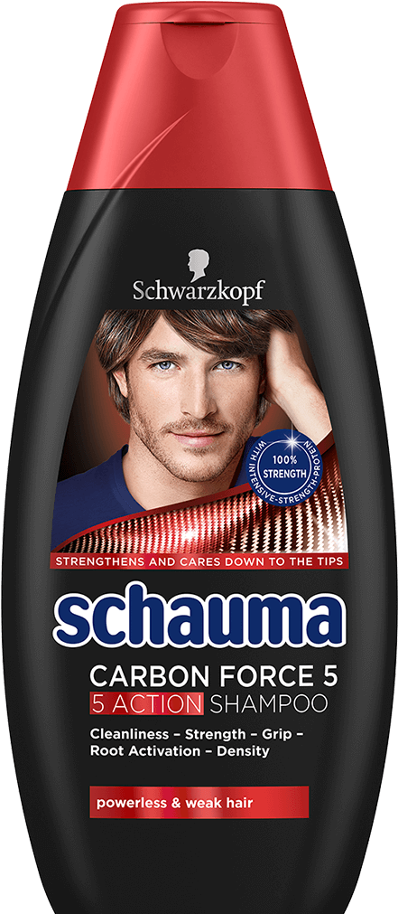 Inspiring Hair Coloring With Additional Mens Shampoo - Schauma Carbon Force 5 (970x1400), Png Download
