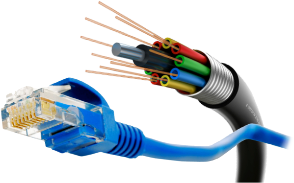 Internet Cable Png (610x417), Png Download