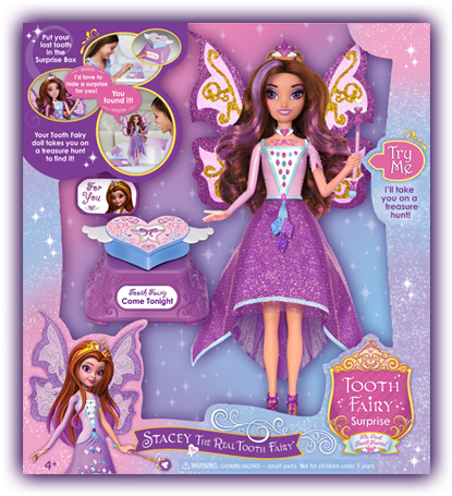 Real Tooth Fairy Surprise Talking Tooth Fairy Doll - Real Tooth Fairy Dolls (425x455), Png Download