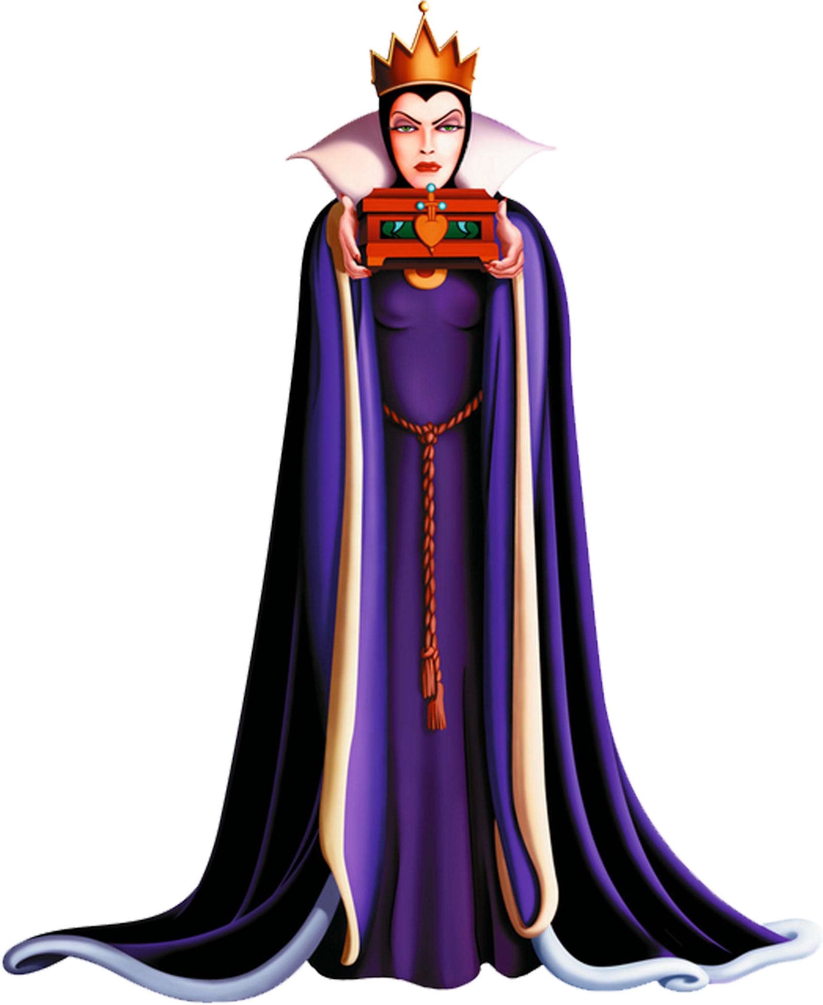 Snow White Clipart Snow Fall - Snow White And The Seven Dwarfs Villains (1800x2115), Png Download