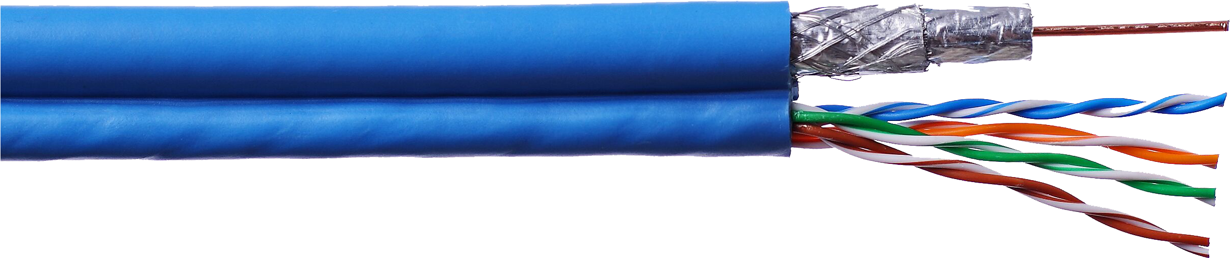 9658 - Mighty Tronics Structured Wire Cable Cabling Voice (2784x1855), Png Download