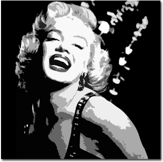 Marilyn Monroe Pop Art - Marilyn Monroe (370x340), Png Download