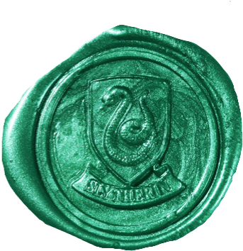 Slytherin Hogwarts Wax Sealfreetoedit - Slytherin Wax Seal (459x400), Png Download