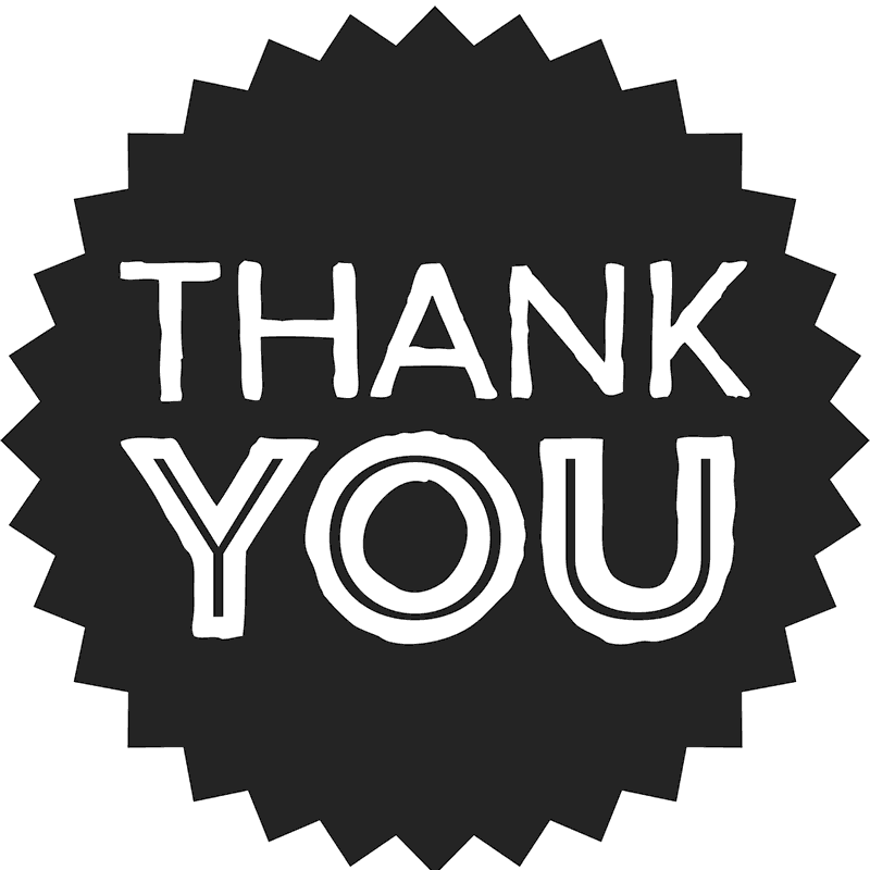 Thank You Wax Seal-style Stamp - Icon (800x800), Png Download