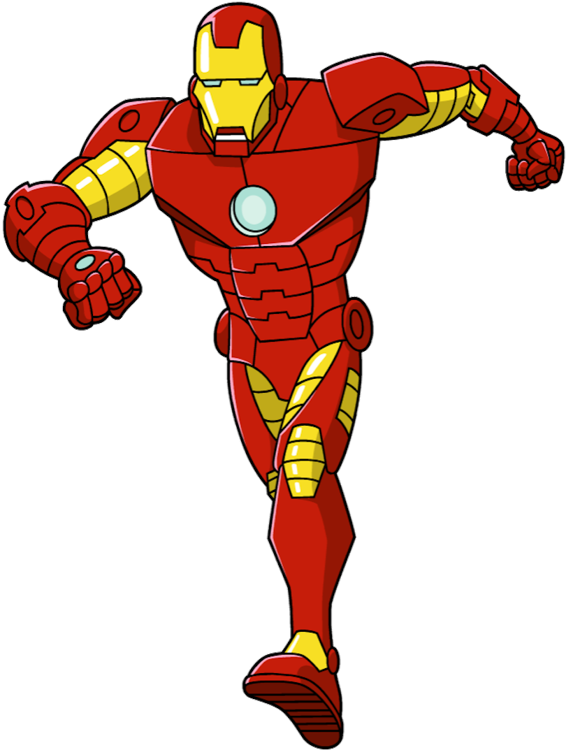 Iron Man (voiced By Robert Downey Jr - Mission Marvel Iron Man (813x1080), Png Download