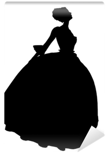 Cinderella Silhouette Illustration Wall Mural • Pixers® - Cinderella Silhouette (400x400), Png Download