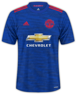 Manchester United 2016-17 Away - 2017 Chevrolet Chevy Car Logo Wristwatches Sport Metal (420x420), Png Download