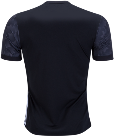 United 17/18 Away Jersey - Black Shirt V Neck (480x480), Png Download