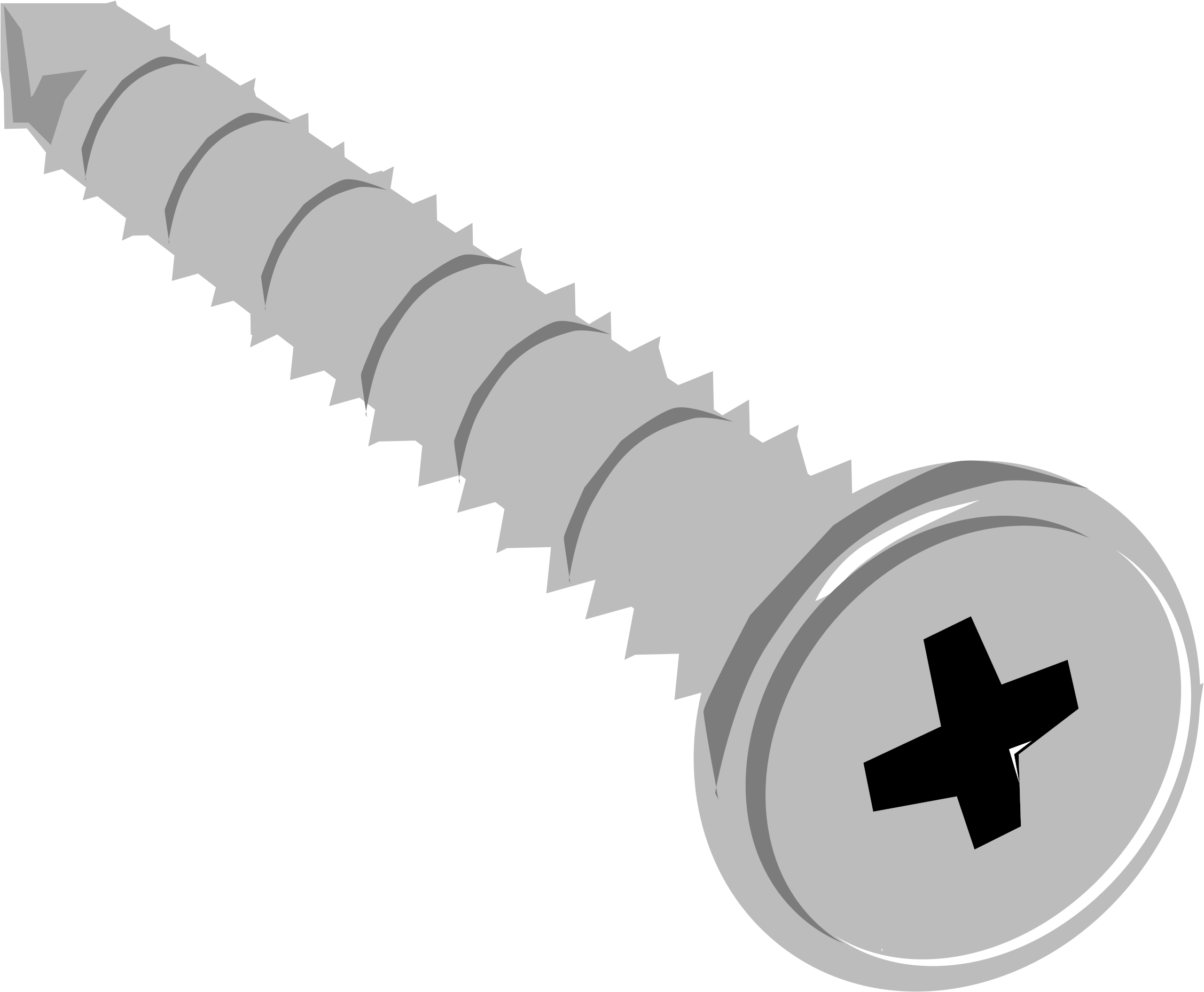 Screw Png Images All Free Image - Screw Clipart (2400x1992), Png Download